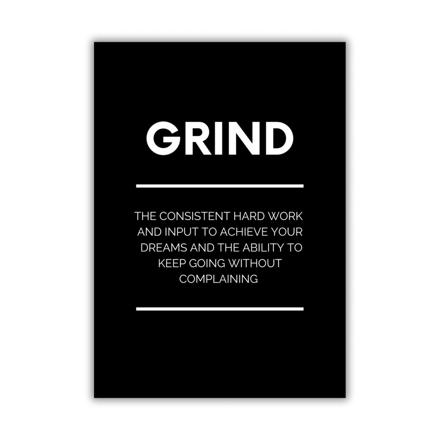 The Essence of Grind