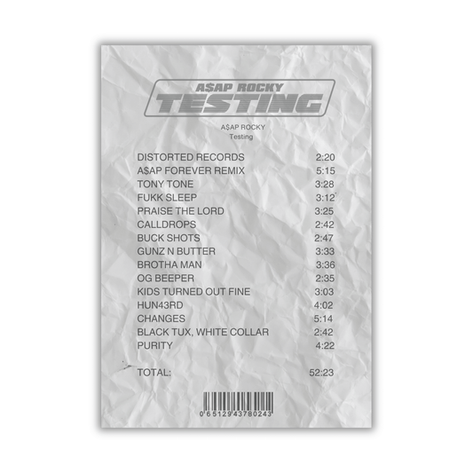 Testing - A$AP Rocky