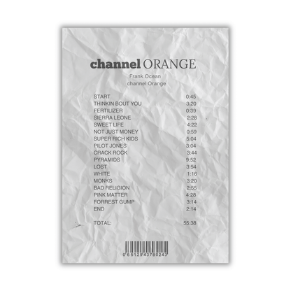 channel ORANGE - Frank Ocean