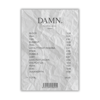 DAMN. - Kendrick Lamar