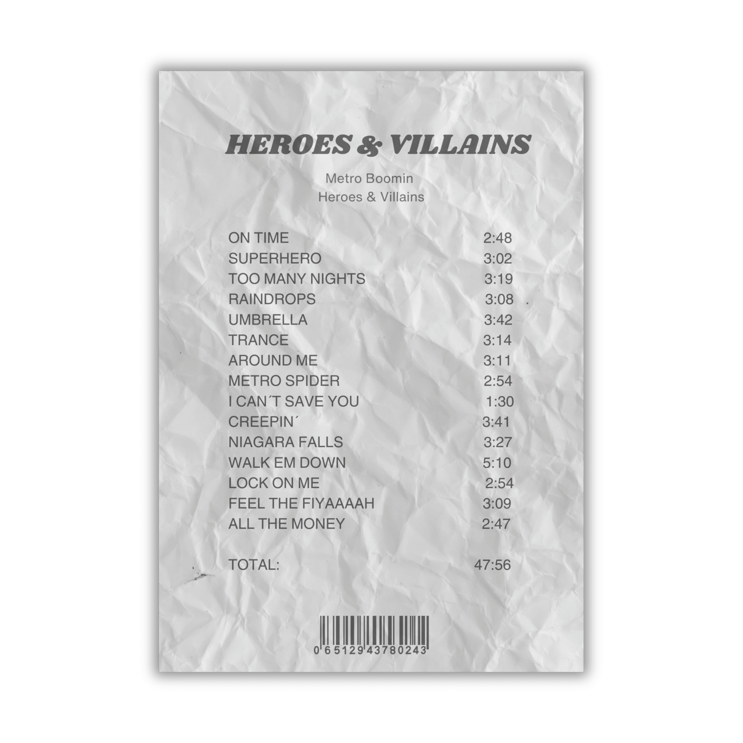 Heroes &amp; Villains - Metro Boomin