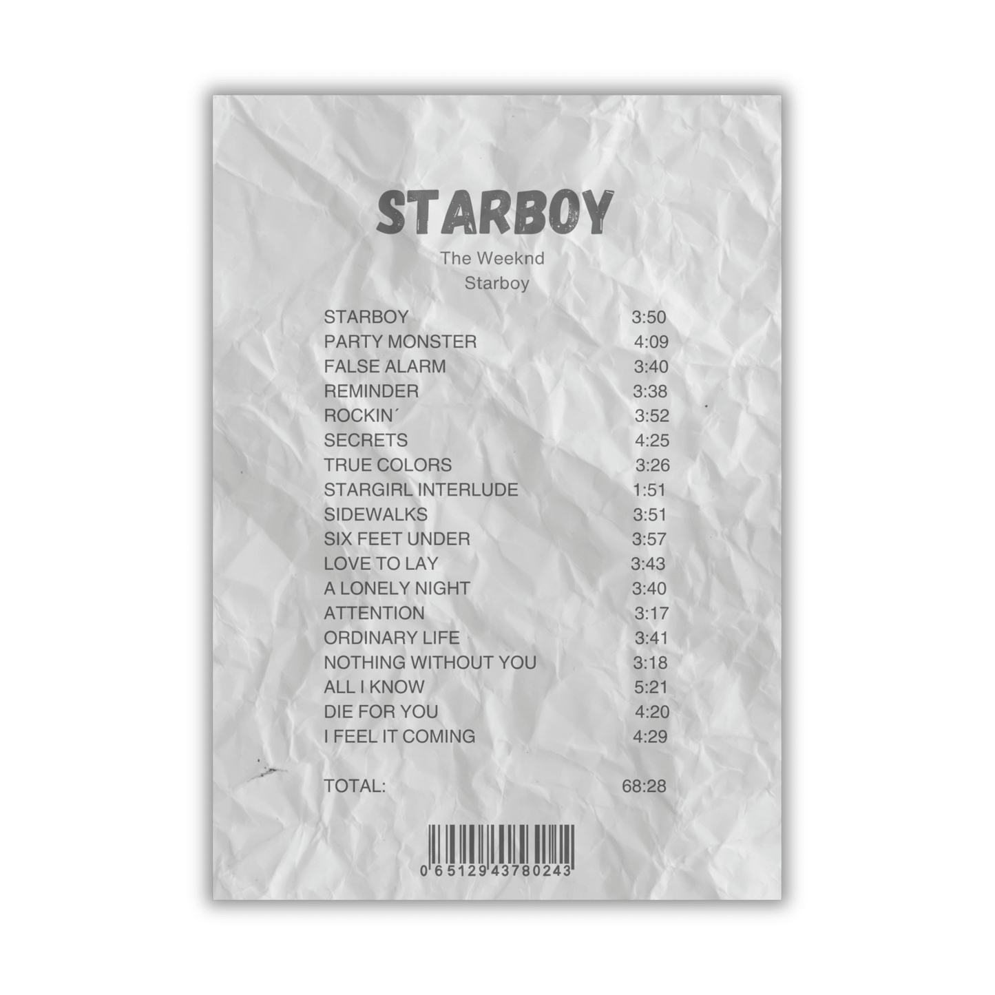 Starboy - The Weeknd